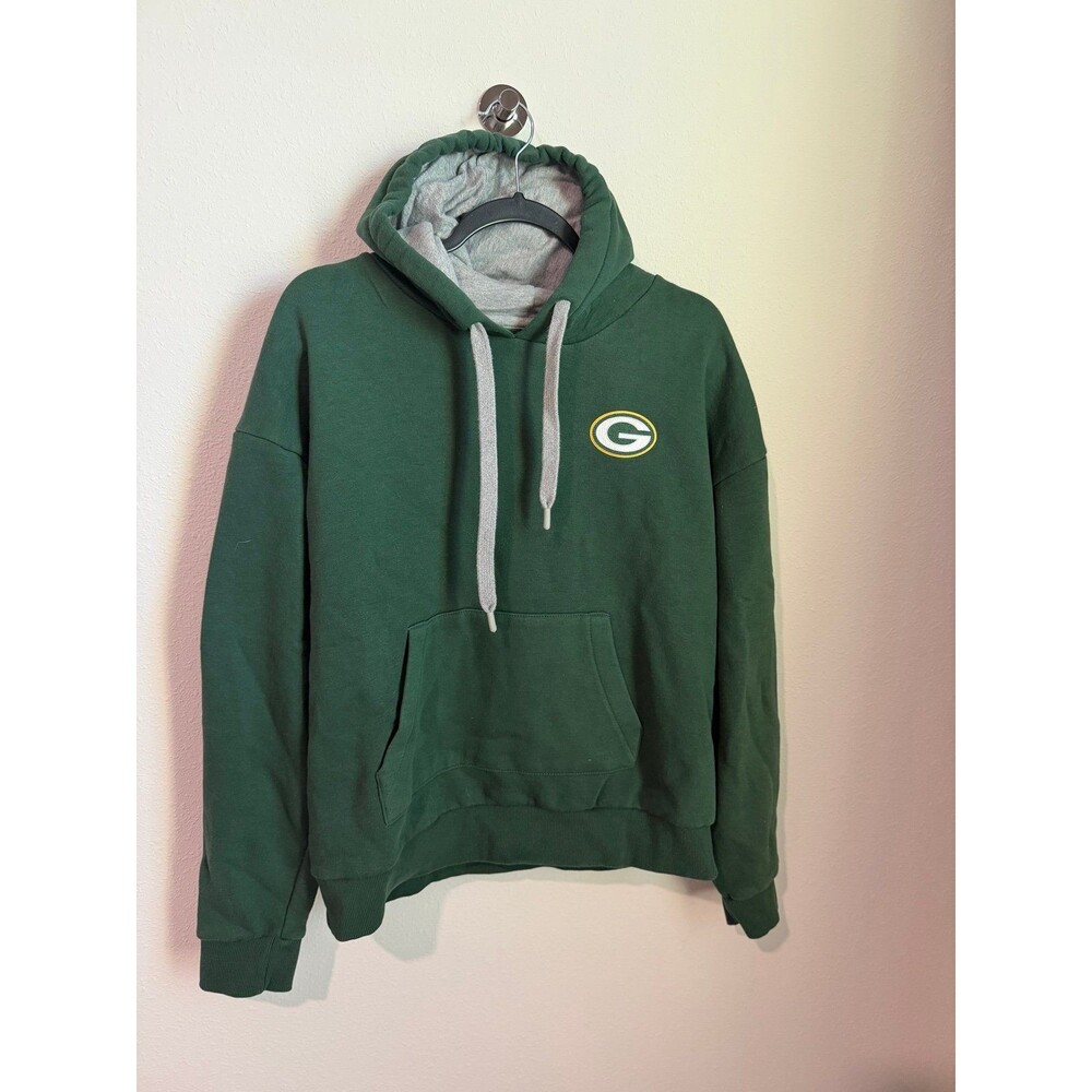 Green Bay Packers NFL Football Antigua Women’s Hooded Sweatshirt Large